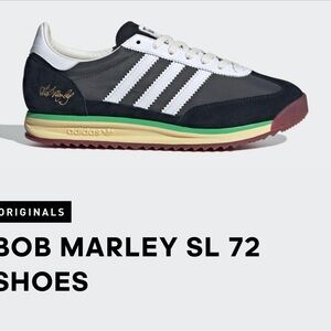 Adidas Originals SL 72 Bob Marley Rare Collab US 5.5 (W 7–7.5) Excellent